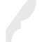 Ekena Millwork 5-in. W x 16-in. D x 22-in. H Ridgewood Architectural Grade PVC Knee Brace BRCP05X16X22RID - alternate 4